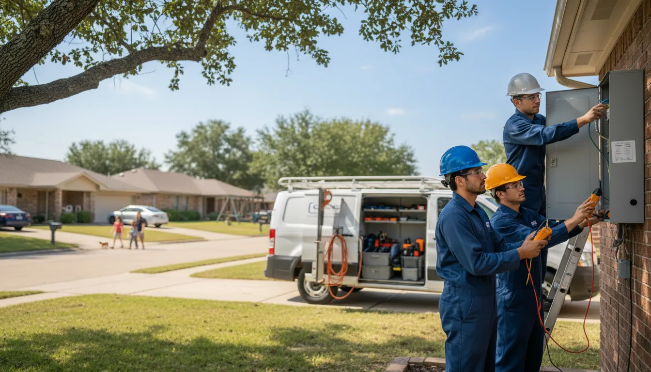Certified electrician providing emergency electrical services in Coshocton, OH